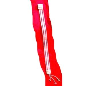 White Lace & Silver Cross Handmade Bookmark 12” + Dangling Crosses & Bead